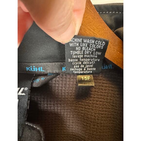 KÜHL Men’s L Impakt Softshell Jacket Black Wind Water Resistant Outdoor Hiking - Picture 13 of 14